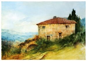 Cottage towards Volterra