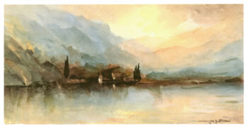 Lago Trasimeno #1 - Acquerelli - Mamdoh Badran