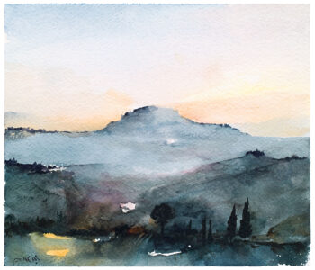 Nebbia #3 - Acquerelli - Mamdoh Badran