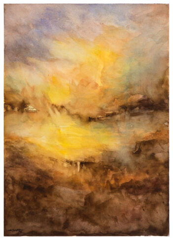 Omaggio a Turner #1 - Acquerelli - Mamdoh Badran