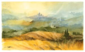 Paesaggio con San Gimignano #1