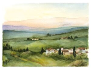 San Gimignano paesaggio nord