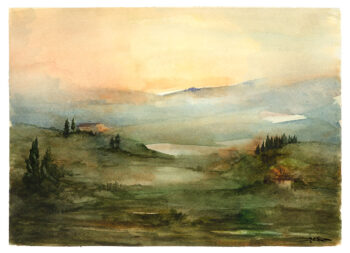 Toscana Ricordo - Acquerelli - Mamdoh Badran