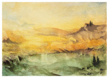 Valdorcia #2 - Acquerelli - Mamdoh Badran