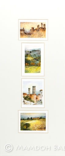 Composizione San Gimignano e paesaggi vicini #15
